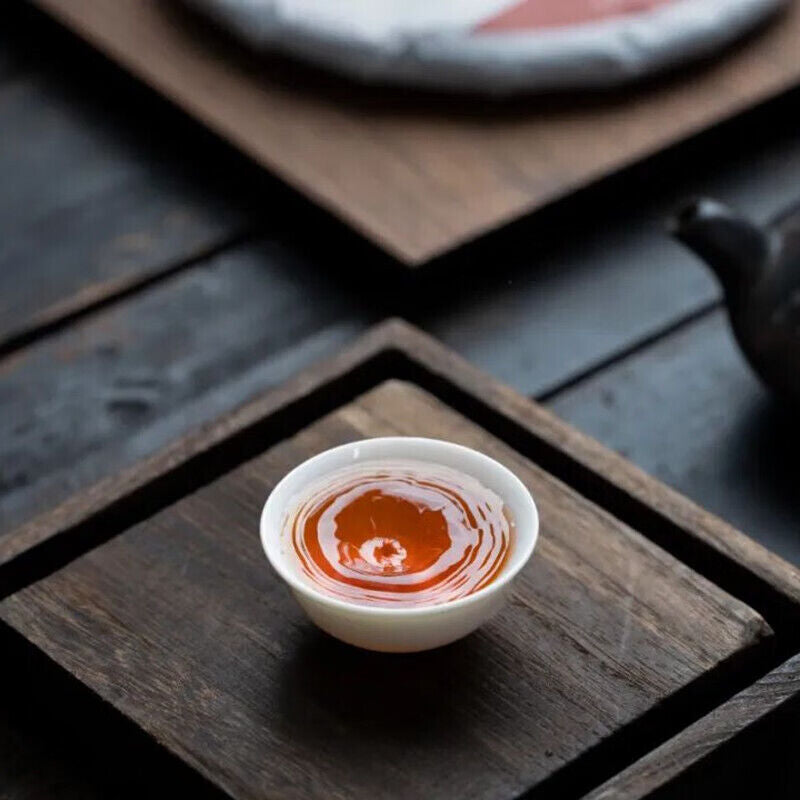 Ripe Puer Haiwan Tea 2023 Shu Puer 7578 Batch 231 Ripe Pu Erh Tea 357g