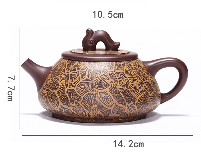 Chinese Yixing Zisha Clay Handmade Exquisite Teapot #86650050