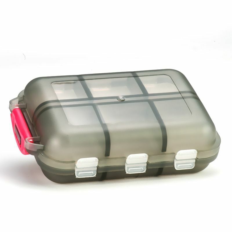 Pill Box 12 Grids Case Travel Medicine Tablet Dispenser Storage Plastic 10x7x3cm
