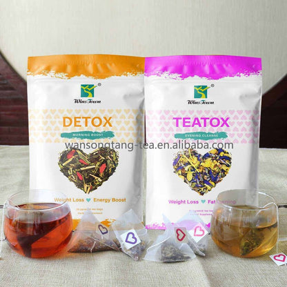 Customized Skinny Fit Tea Flat Tummy Belly Slimming Detox Weight Loss Herbal Tea