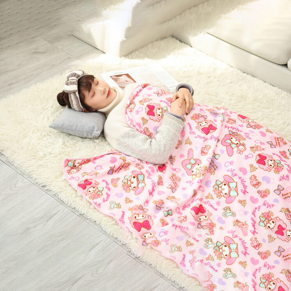 My Melody Kuromi Cinnamonroll Blanket Anime Plush quilt Soft Bed Couch Blanket