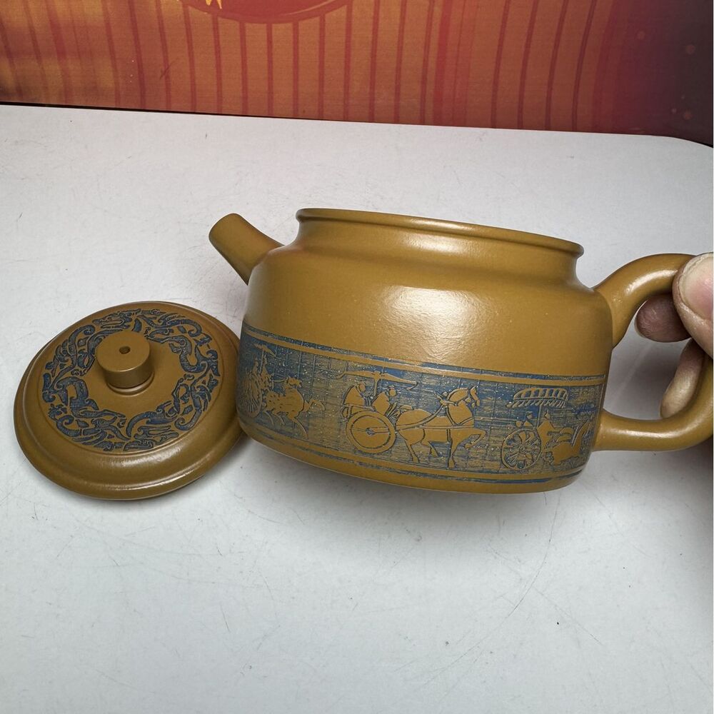 Vintage Chinese Yixing Purple Clay Teapot Zisha Ceremony Gift Teaware Exquisite