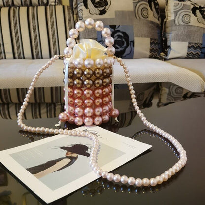 Evening Bag Women Pearl Beaded Party Purses Ladies Handbag Wedding Party