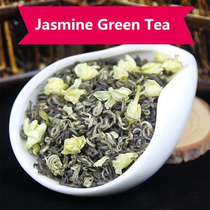 Chinese Premium Jasmine Aroma Green Tea Organic Jasmine Flower Tea Loose Leaf