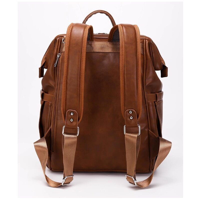 Pu Leather Diaper Bag Backpack Maternity Bag for Stroller Baby Mummy Bags Bag