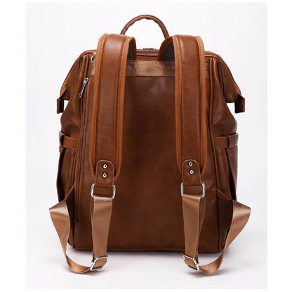 Pu Leather Diaper Bag Backpack Maternity Bag for Stroller Baby Mummy Bags Bag