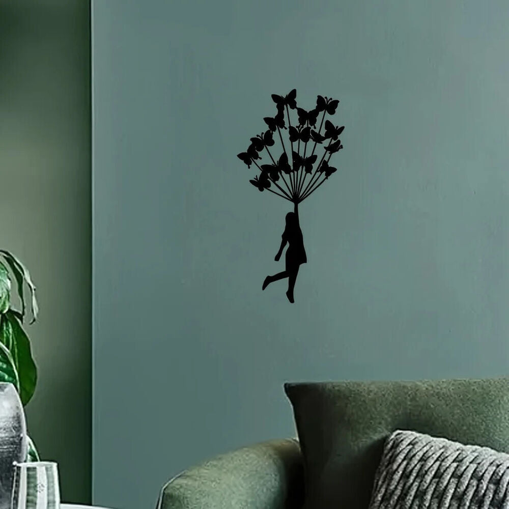 1pc Butterfly Theme Decor, Wall Art Decorations, Indoor Living Room Classic Room