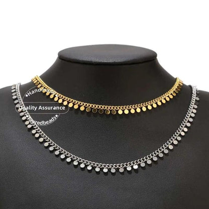1meter Stainless Steel Link Chains Curb Drop Disc Ball Chain Jewelry Making Supp