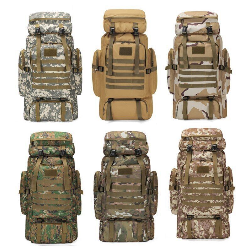 Camouflage Tactical Backpack Men's Army Backpacks Hiking Mountaineer Bag