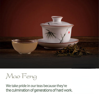 Mao Feng Green Tea China - Famous Tea from Huang Shang - Maofeng 50g