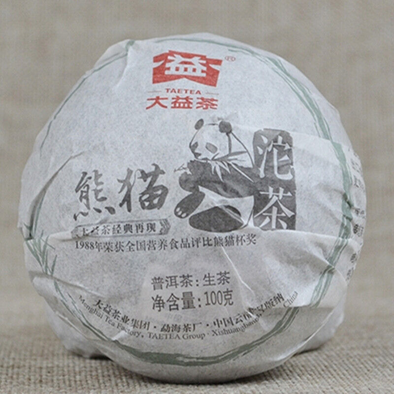 TAETEA Classic PANDA TUOCHA * 2012 Pu'er MengHai Dayi Shen Puer Pu Erh Raw