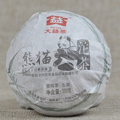 TAETEA Classic PANDA TUOCHA * 2012 Pu'er MengHai Dayi Shen Puer Pu Erh Raw