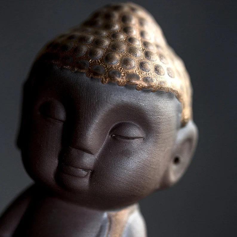 Embersceramic Ceramic Small Buddha Statue Teapet