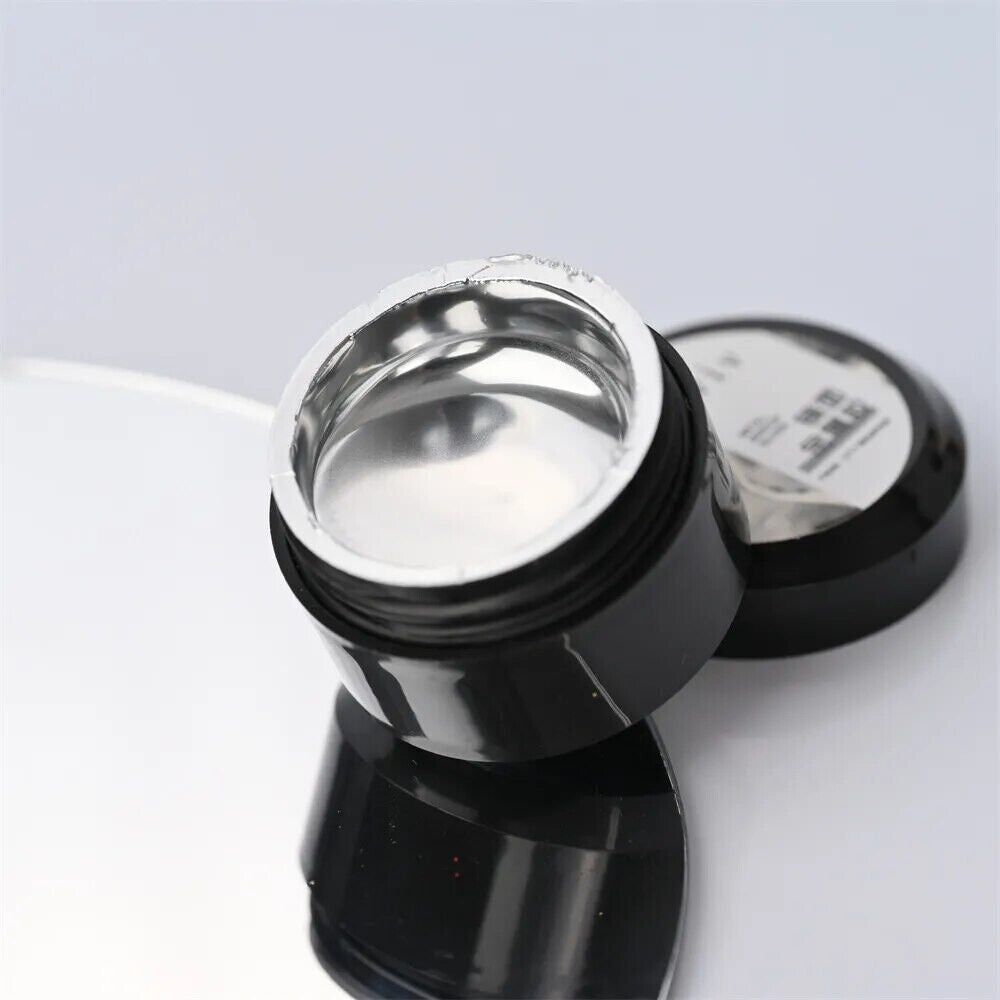 Gel Nail Polish 8ml Metallic Painted Silver Chrome 3D Metal Liquid Mirror Effect