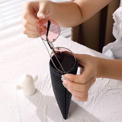 Woven Glasses Storage Bag Glasses Pouch Sunglasses Box Eyewear Protective Cover