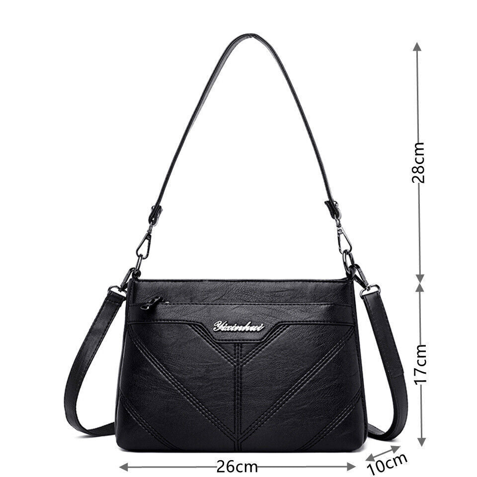 PU Leather Shoulder Bags Women Small Handbag Female Travel Crossbody Bag