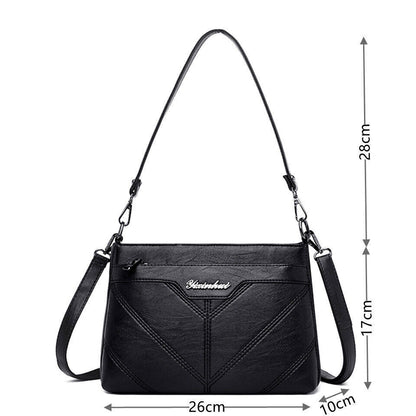 PU Leather Shoulder Bags Women Small Handbag Female Travel Crossbody Bag