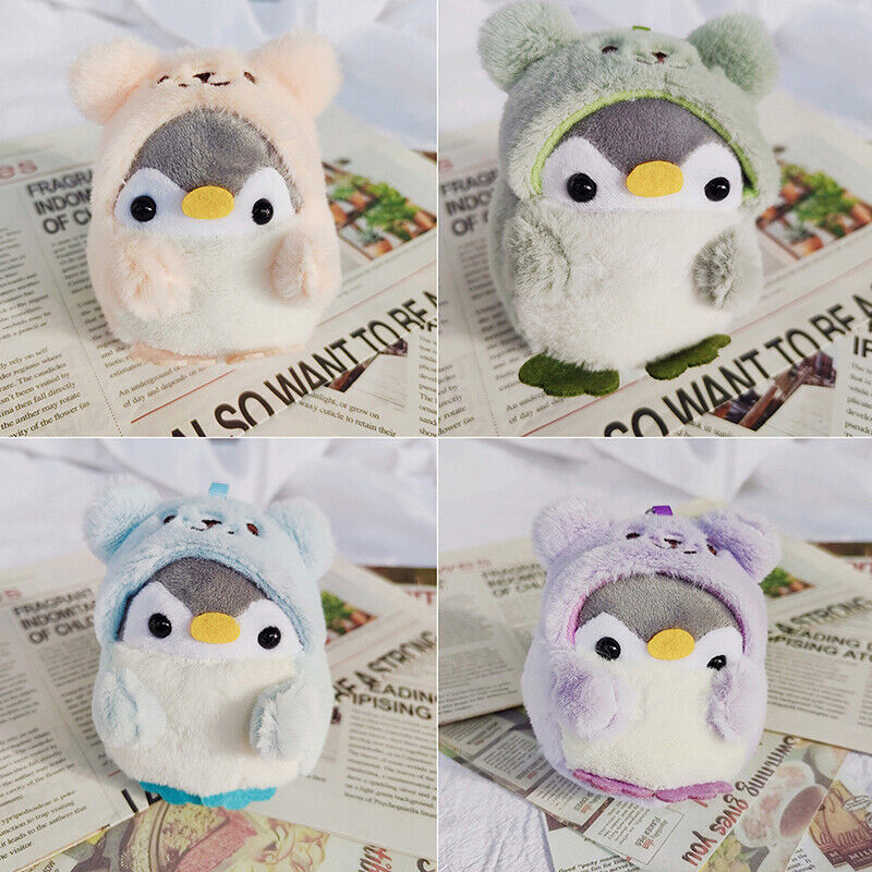 Plush Keychain Cute Penguin Doll Bag Pendants Keychains Toys Creative Key Chain