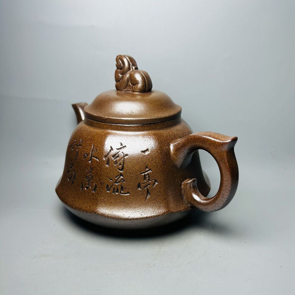 Chinese Yixing Purple Clay Teapot Tea Set Pot Zisha Ceramic Cute Decor Figurine