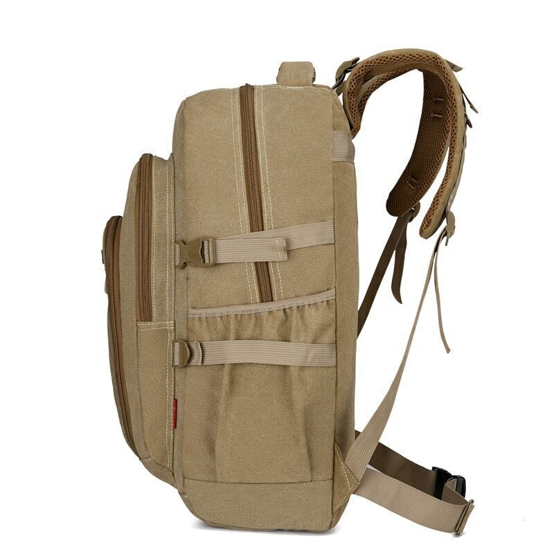 Laptop Canvas Backpack Men's Travel School Shoulder Bags Rucksack Backpacks