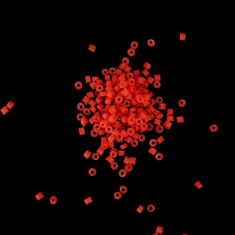 12bags/set=2400pcs Red Fishing Accessories Tackle Rubber Band For Bloodworm B-ca