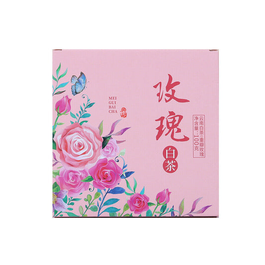 Yunnan Rose White Tea Cake Spring Tea Heavy Petal Rose Season Tea Rose Tea 100g