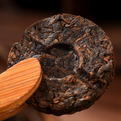 Linglong Cake Tea Pu'er Mature Tea Cake Head Spring Tea Aged Ripe Pu'er Tea 500g