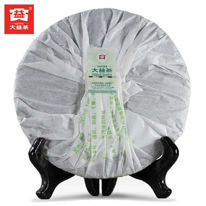 357g Top TAETEA Early Spring Raw Puerh Tea Yunnna Menghai Batch 201 Sheng Puer
