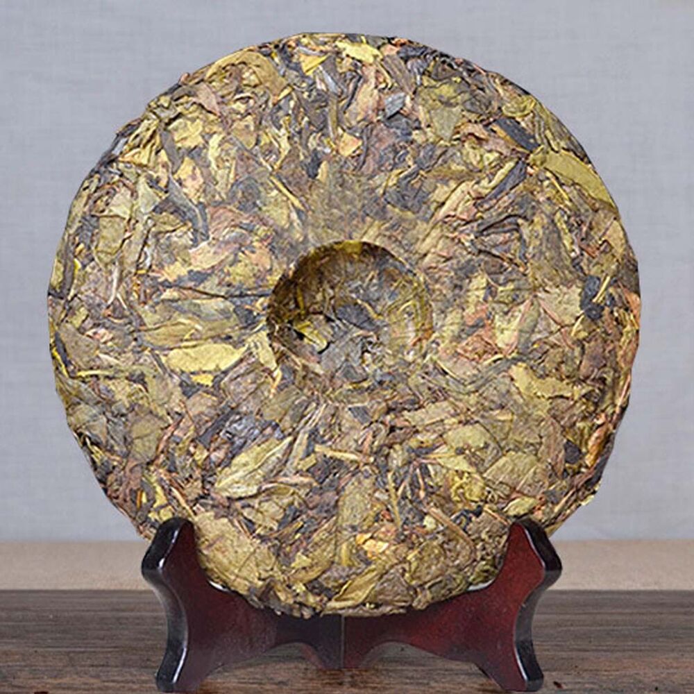 Old Tree Golden Leaf Snowy Mountain Yunnan 357g Puerh Tea Big Leaf Cha-
