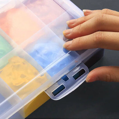 Empty Watercolor Box 24 36 48 Grids Plastic Large Capacity Travel Paint Palettes