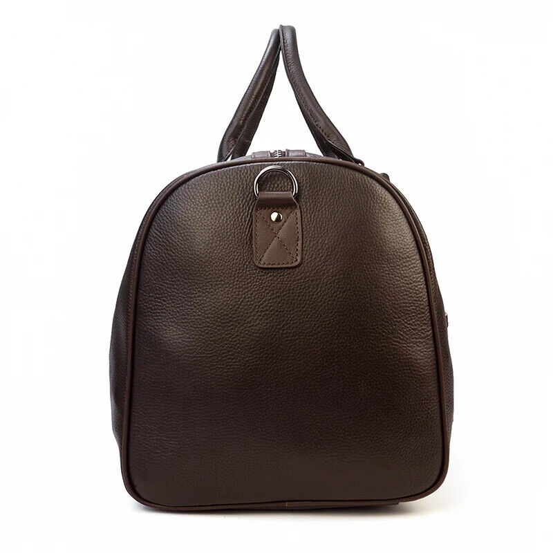 Genuine Leather Travel Bag Men Women Cowhide Casual Travel Weekend Shoulder Bag