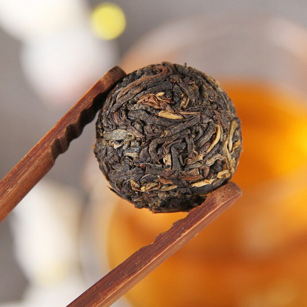 2023 Yunnan Wild Tree Black Tea Barren Mountain Handmade Dragon Pearl 100g