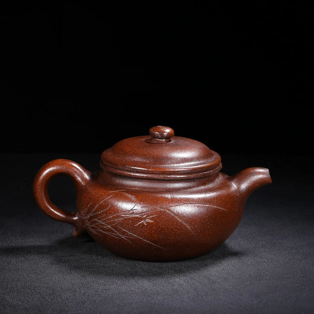 Chinese Yixing Zisha Clay Purple Sand Handmade Exquisite Teapot （仿古 底款：顾景舟）