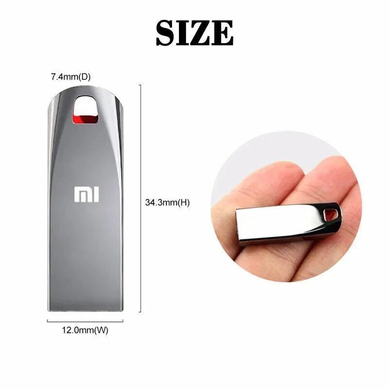 2TB 1TB Metal USB 3.0 Pen Flash Drive Memory Stick Thumb U Disk Pc Laptop
