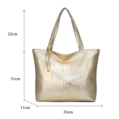 Women Handbag Pattern PU Leather Shoulder Bag Ladies Zipper Handbags Female