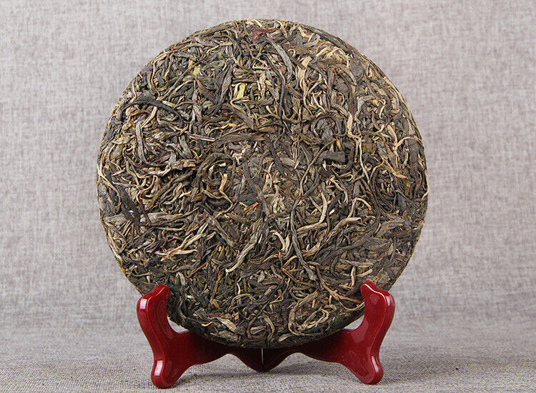 357g Ancient Tree Puerh Raw Tea Cake Traditional Handmade Puerh Material