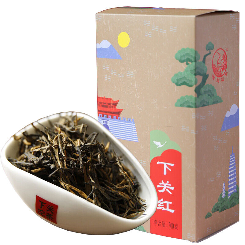 2022 XIAGUAN Brand Dian Hong Yunnan Black Tea Loose Leaf Dianhong 300g Box