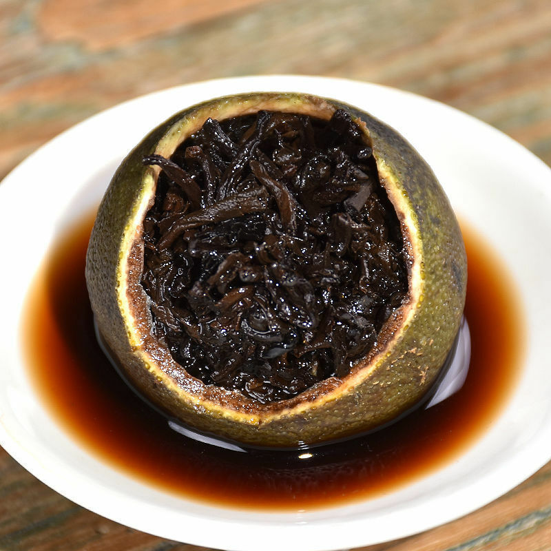 250g/8.8oz Authentic Organic Pu-erh Cooked Tea Puer Black Tea Small Orange Peel