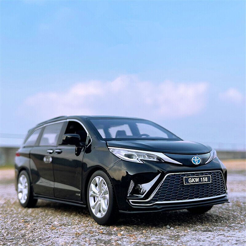 1:24 Toyota Sienna MPV Legierung Modell Auto Druckguss Fahrzeug Soundlicht Kinder Geschenk Spielzeug-
