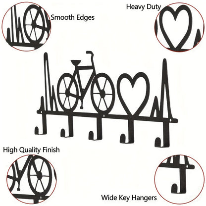 CIFBUY Household Multi-Purpose Clothes Bag Key Hooks Living Room Decor