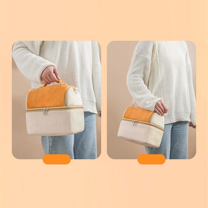 Large Thermal Insulated Lunch Bag Cool Bag Adult Kids Picnic Food Storage Box