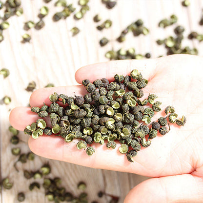 Sichuan Organic Green Pepper Health Herbs for Cooking Dried Pepper Huajiao 250g
