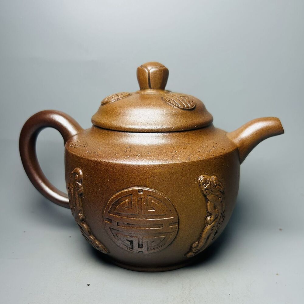 Vintage Chinese Yixing Purple Clay Teapot Zisha Ceremony Fashion Gift Teaware