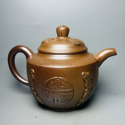 Vintage Chinese Yixing Purple Clay Teapot Zisha Ceremony Fashion Gift Teaware