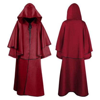 Monks Cosplay Anime Halloween Costume Steampunk Medieval Cloak Renaissance Robe