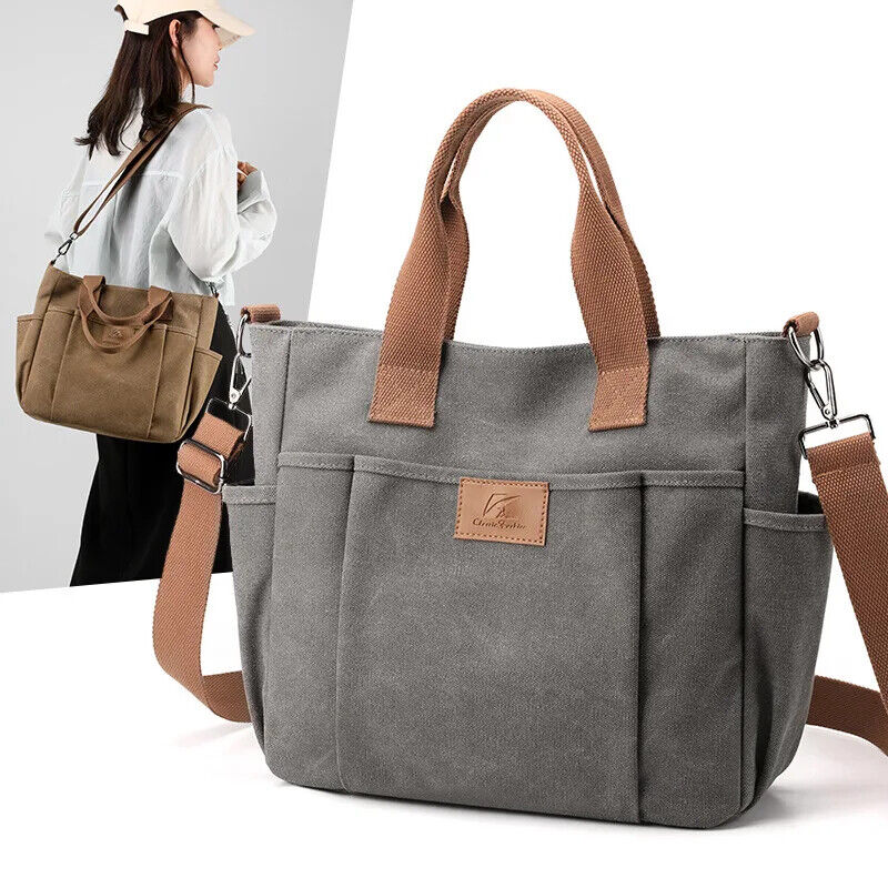 Tote Bag Autumn Thickened Canvas Crossbody Bag Women Shoulder Bag Handbag