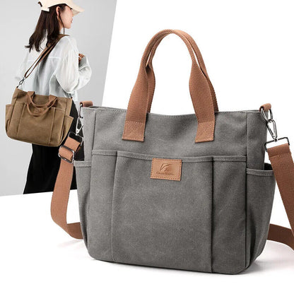 Tote Bag Autumn Thickened Canvas Crossbody Bag Women Shoulder Bag Handbag