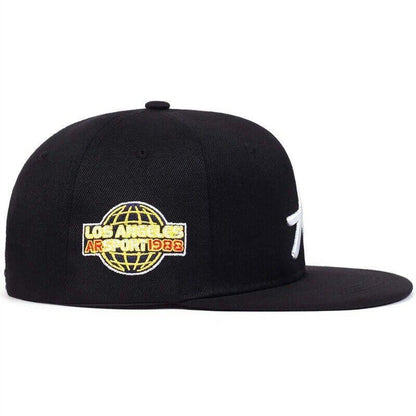 a Letter Snapback Baseball Caps Los Angeles Cali Hat Adjustable Era Hip Hop Flat