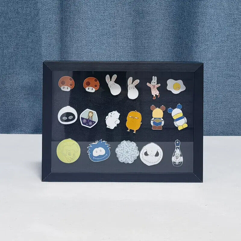 Jewelry Storage Box 2 In 1 Medal Display Frame Brooch Pins Coins Gems Organizers