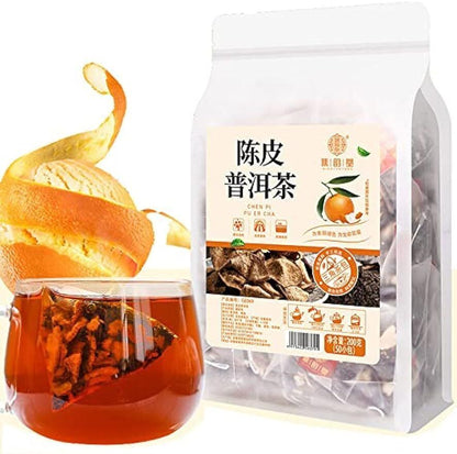 Chenpi Pu-erh Tea Tangerine Peel Pu 'er Tea Citrus Orange 200g (4g×50packets)